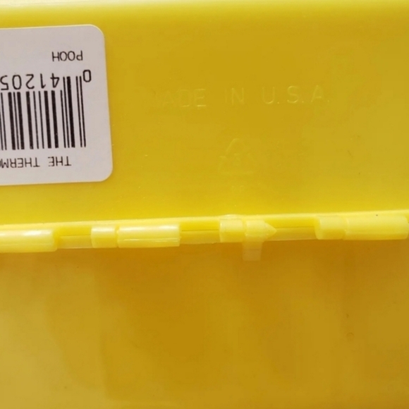 Disney Winnie the Pooh Piglet Plastic Lunch box Matching Thermos Mug Vintage New - Picture 11 of 14